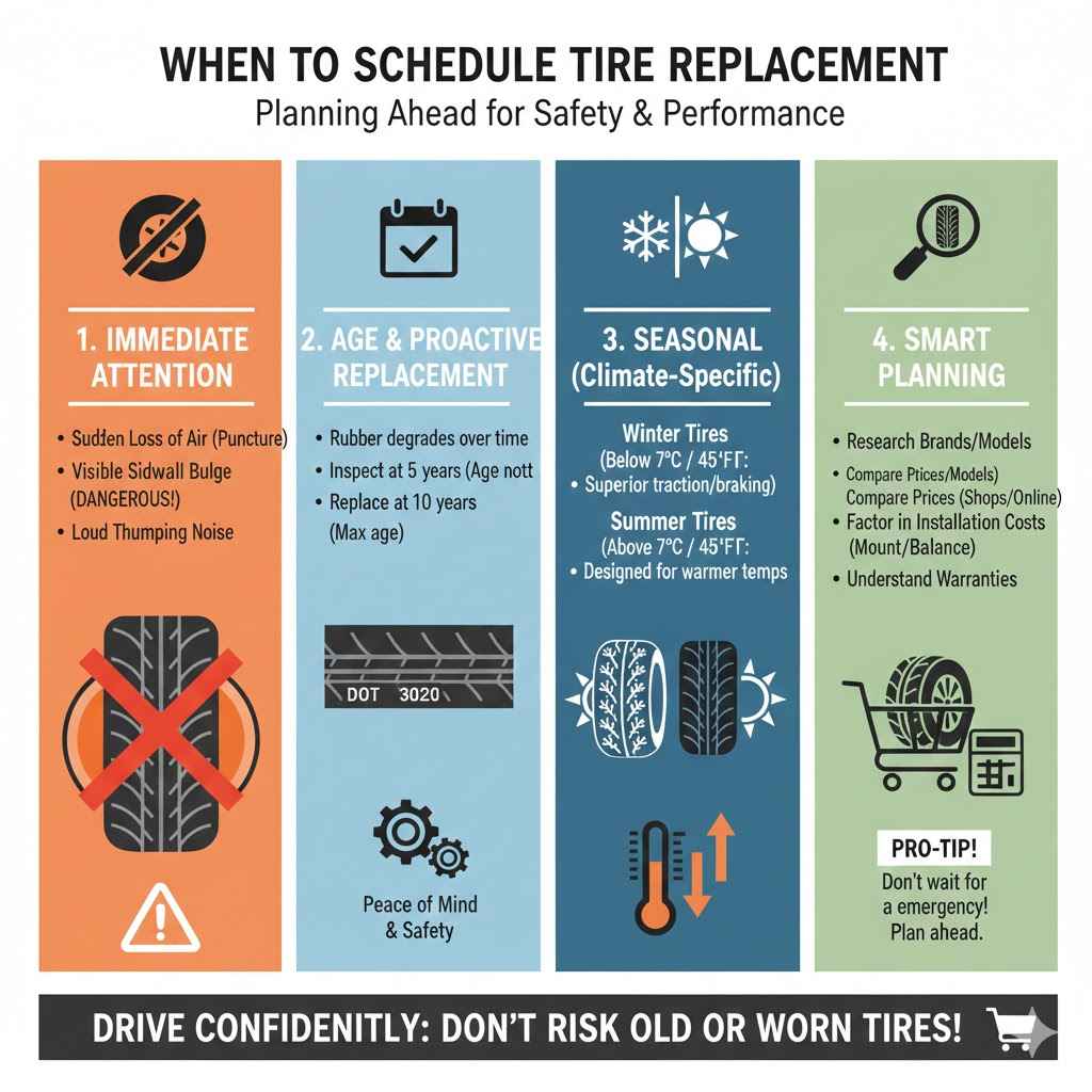 When To Schedule Tire Replacement