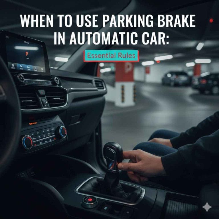When To Use Parking Brake In Automatic Car