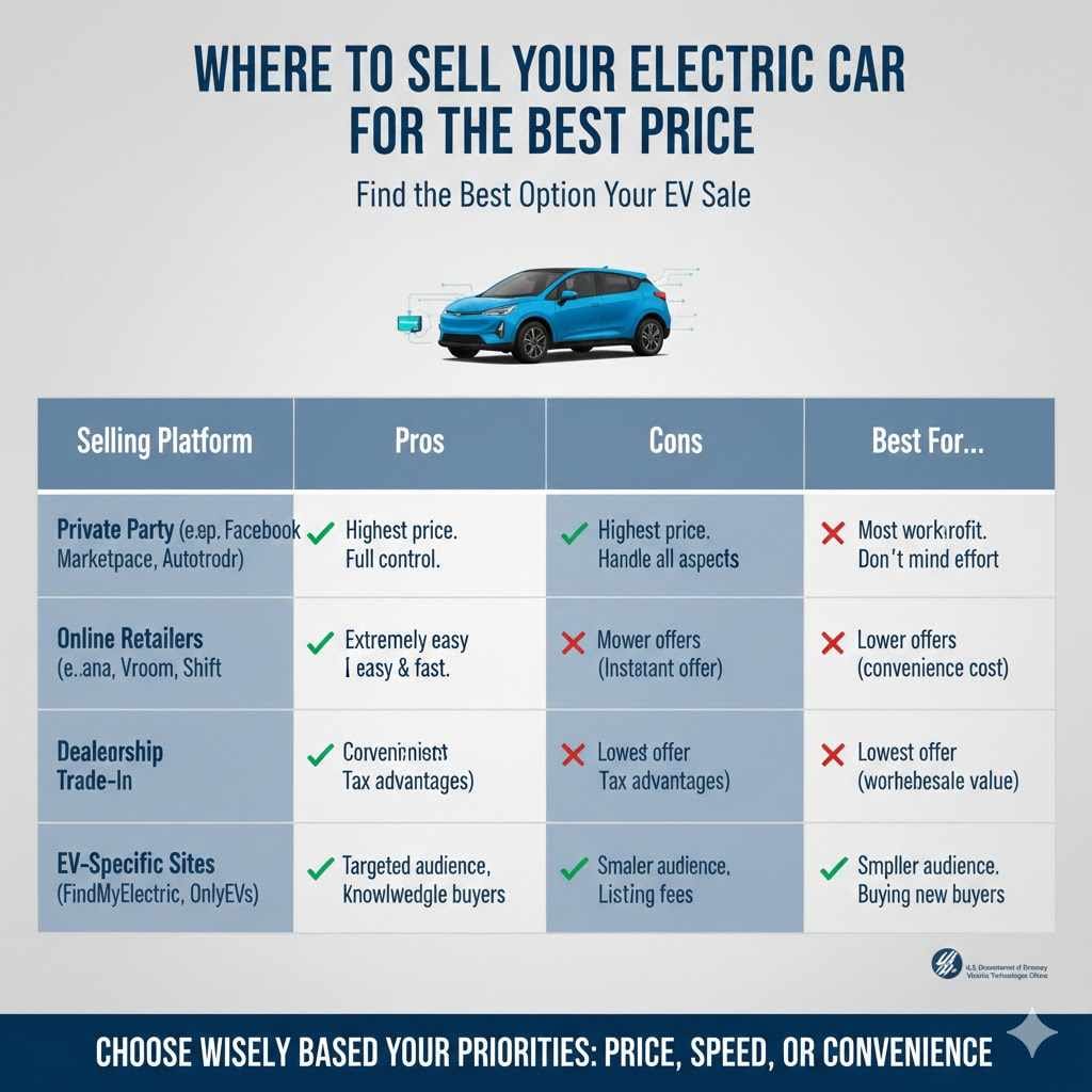 Where to Sell Your Electric Car for the Best Price