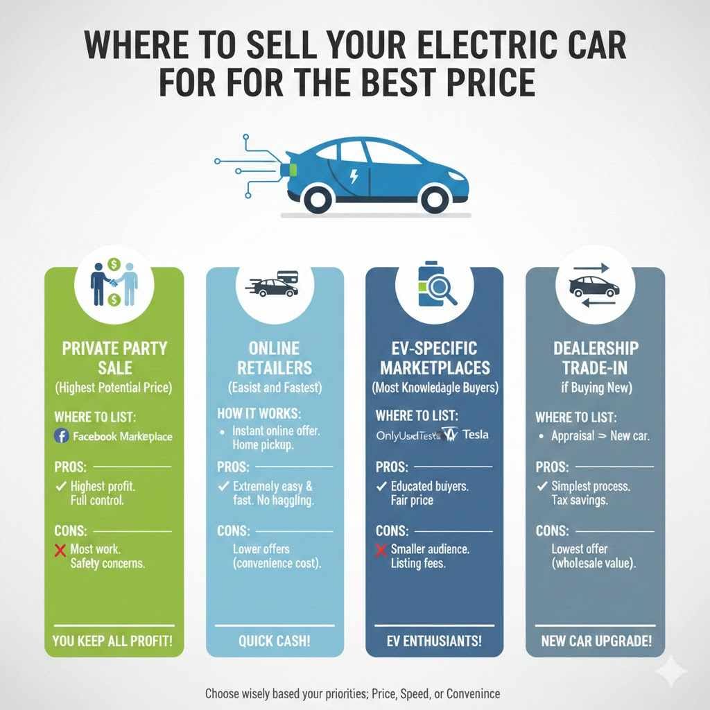 Where to Sell Your Electric Car for the Best Price