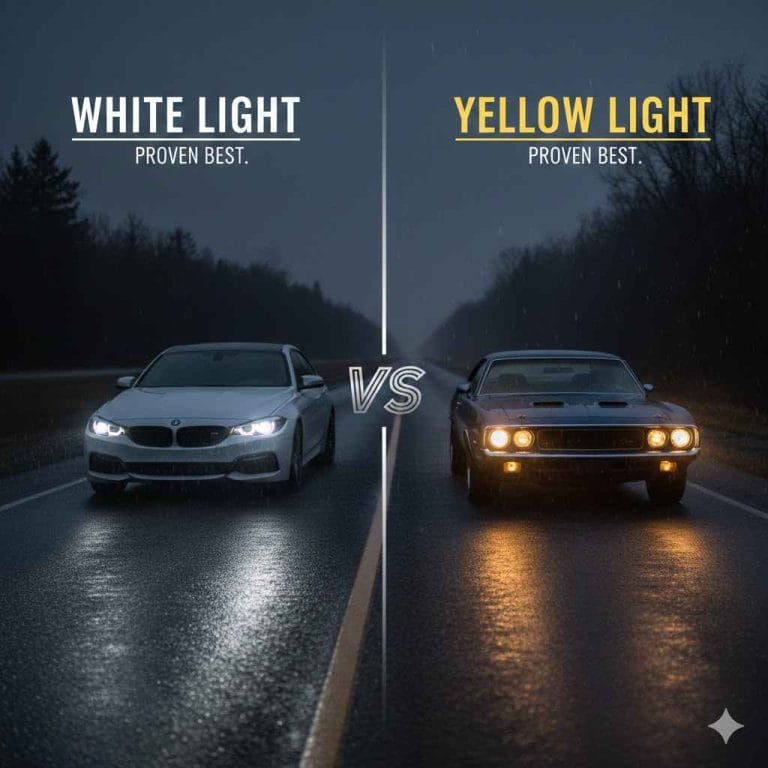 Which Light Is Better For Car White Or Yellow