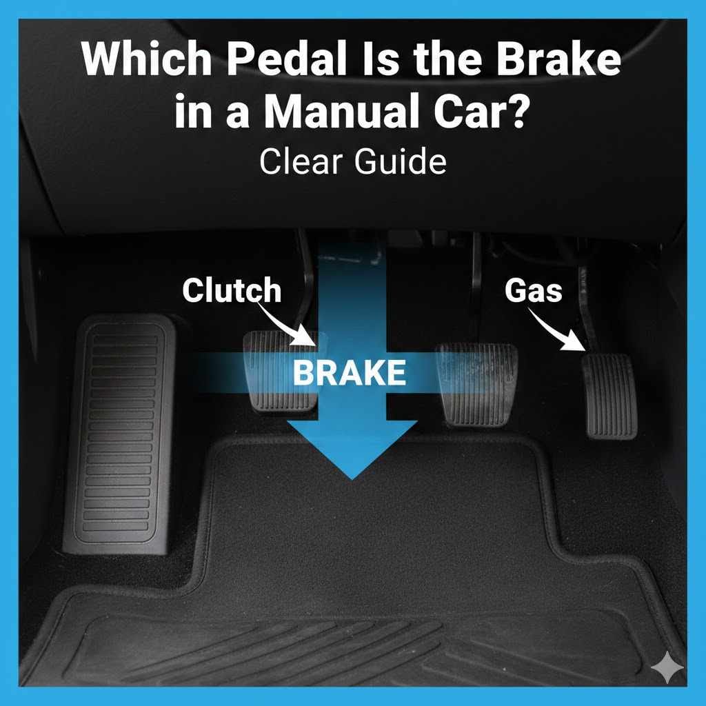 Which Pedal Is the Brake in a Manual Car