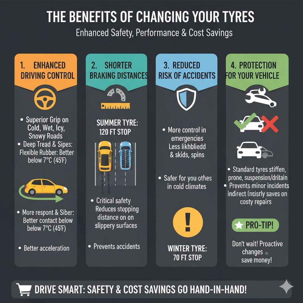 The Benefits Of Changing Your Tyres