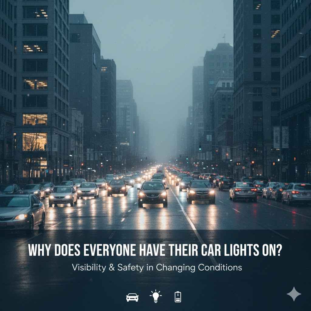 Why Does Everyone Have Their Car Lights On
