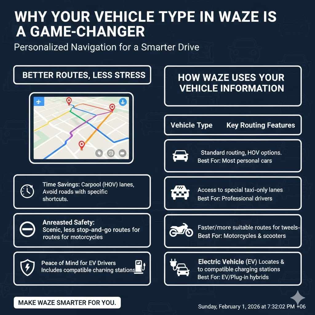 Why Your Vehicle Type in Waze Is a Game-Changer
