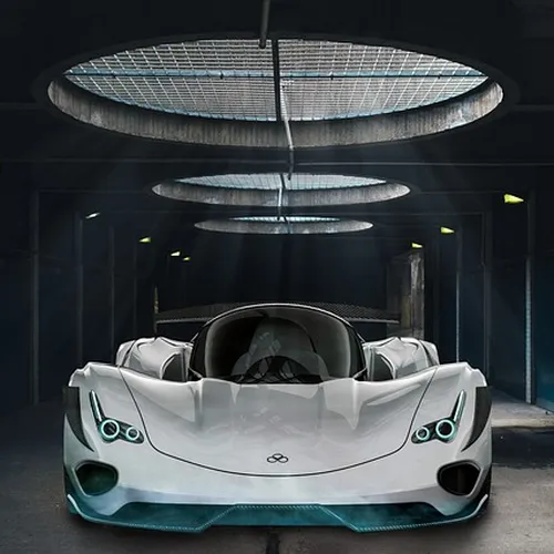 sports car parked in garage during long-term storage