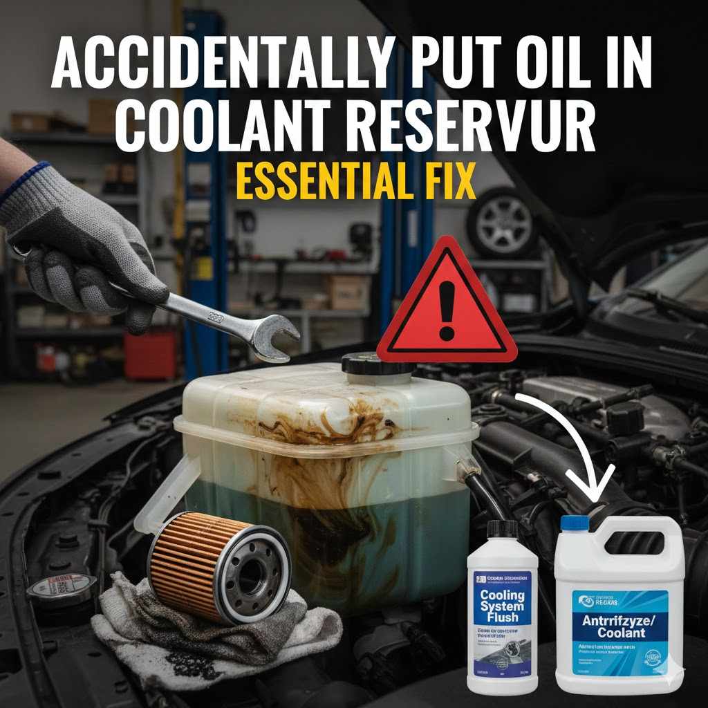 Accidentally Put Oil In Coolant Reservoir