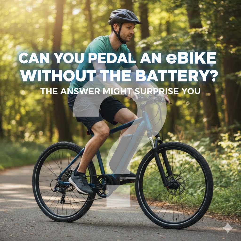 Can You Pedal an eBike Without the Battery