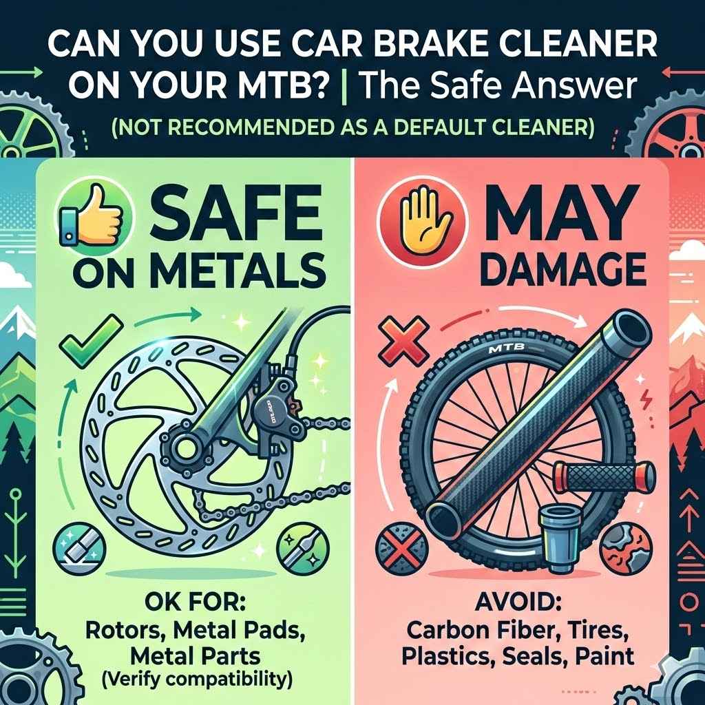 _Can You Use Car Brake Cleaner on MTB Safe Answer
