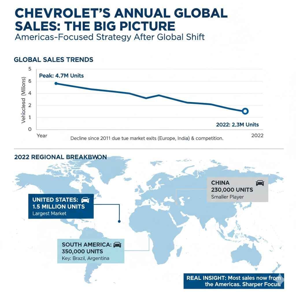 Chevrolet’s Annual Global Sales