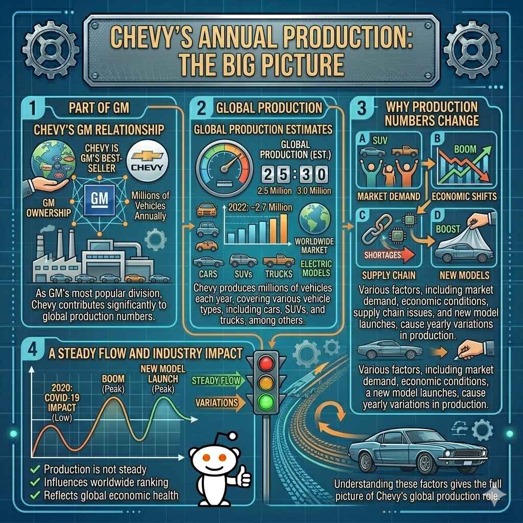 Chevy’s Annual Production