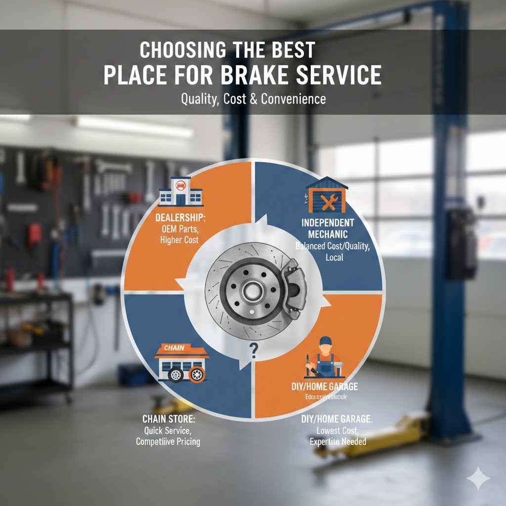 Choosing The Best Place For Brake Service