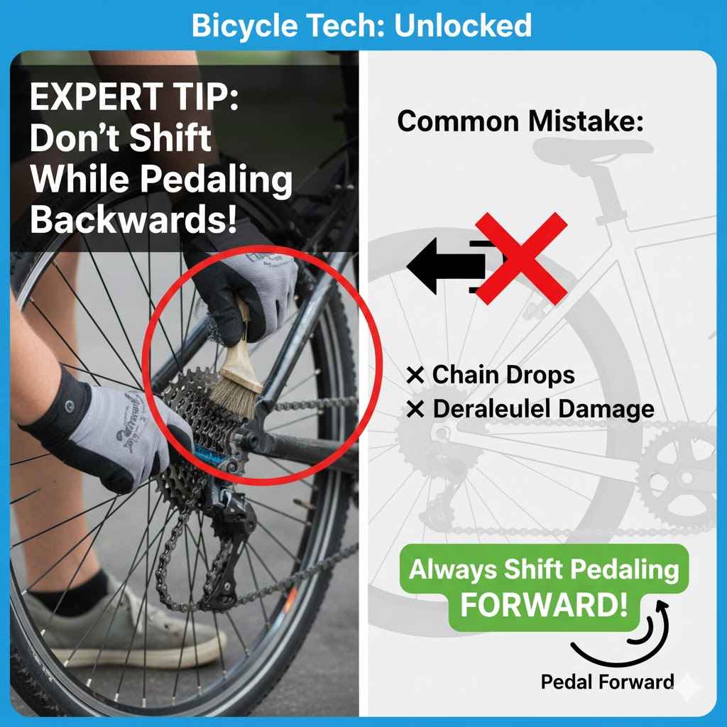 _Don’t Shift While Pedaling Backwards