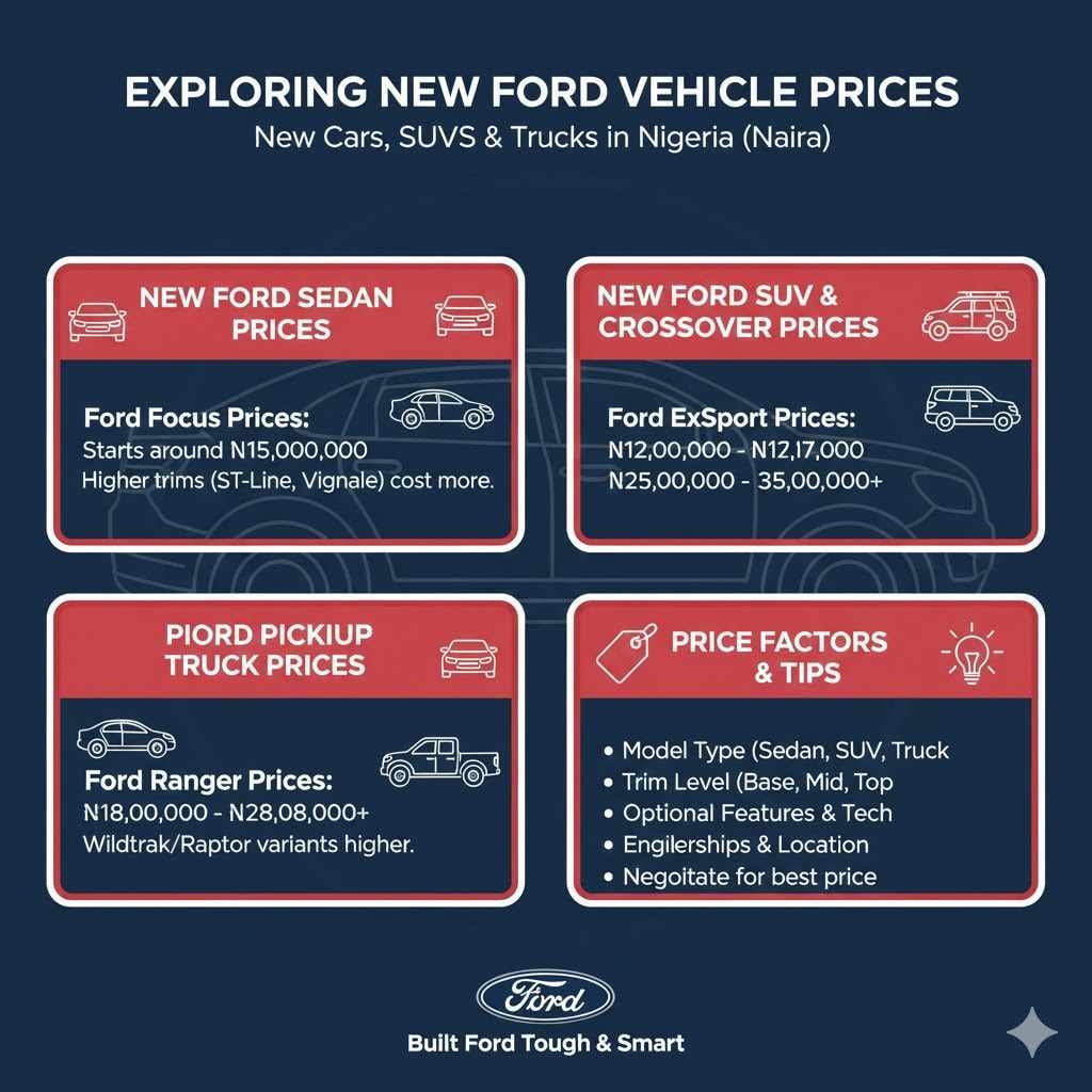 Exploring New Ford Vehicle Prices