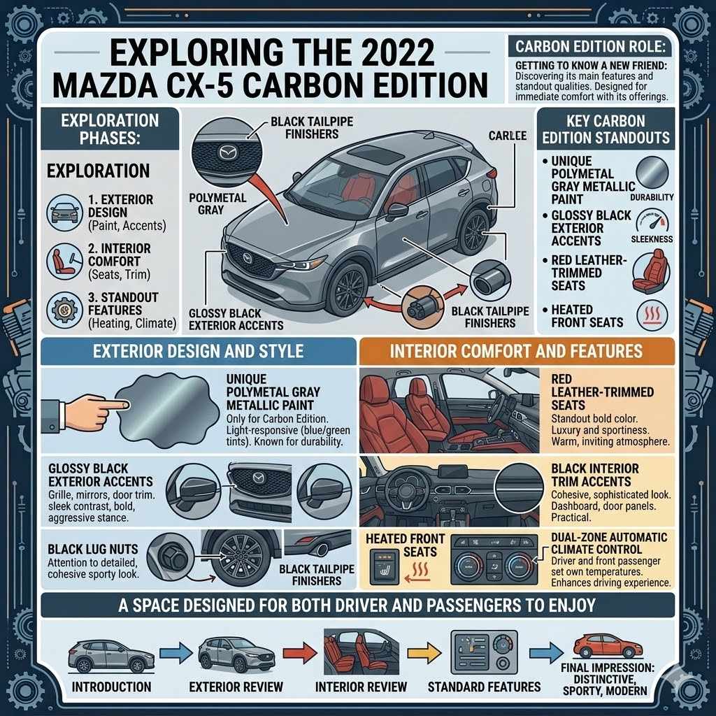 Exploring The 2022 Mazda CX-5 Carbon Edition