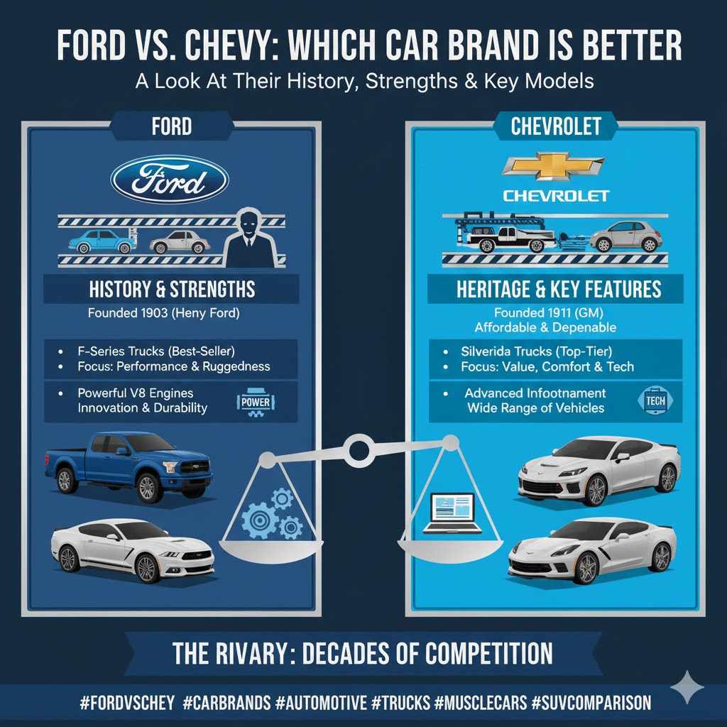 Ford vs Chevy Which Car Brand Is Better
