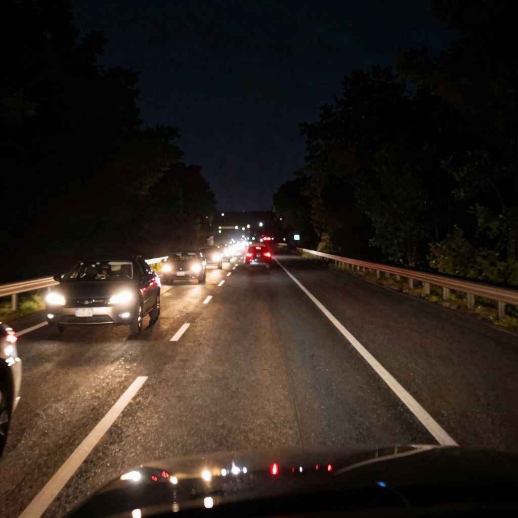 How Do People See Car Lights at Night