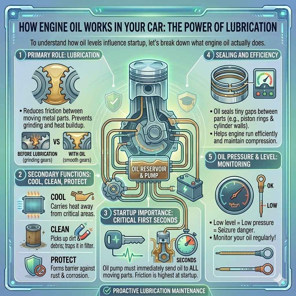 How Engine Oil Works In Your Car