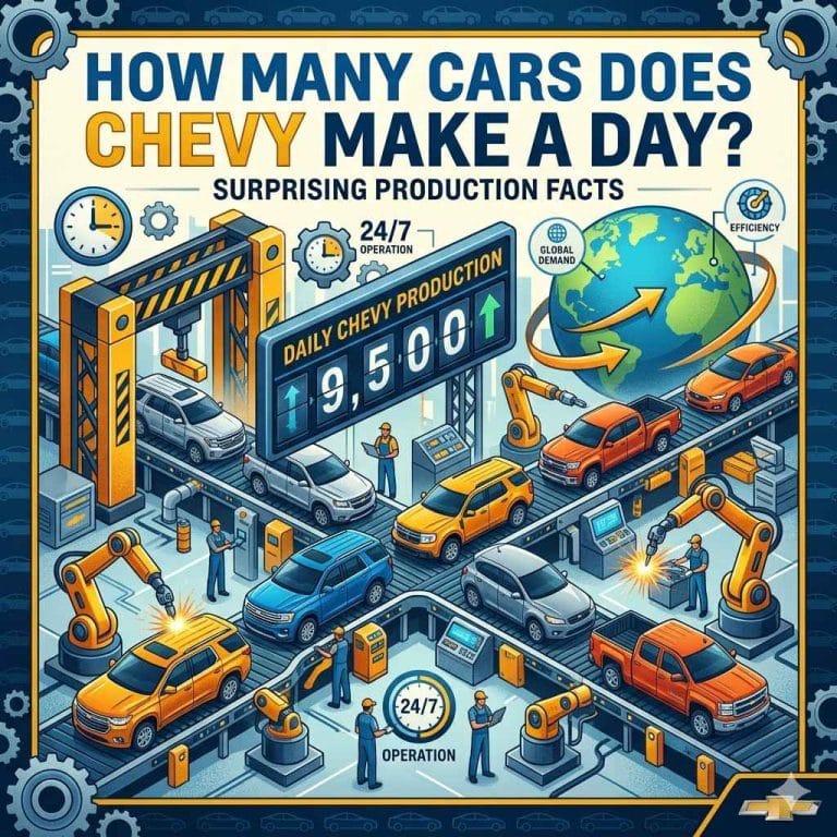 How Many Cars Does Chevy Make a Day