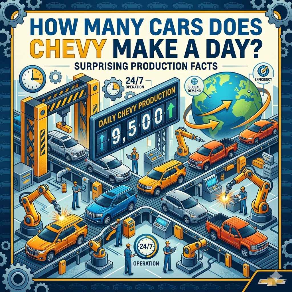 How Many Cars Does Chevy Make a Day