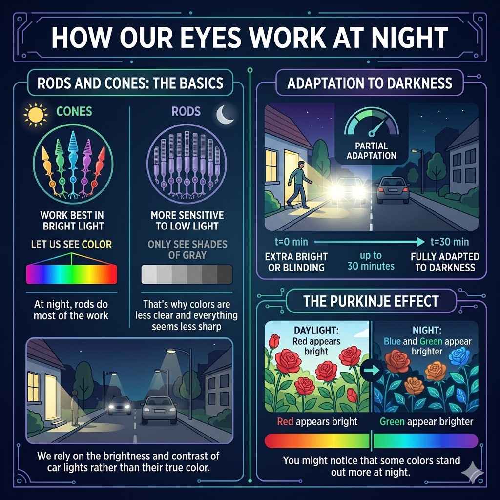 How Our Eyes Work At Night