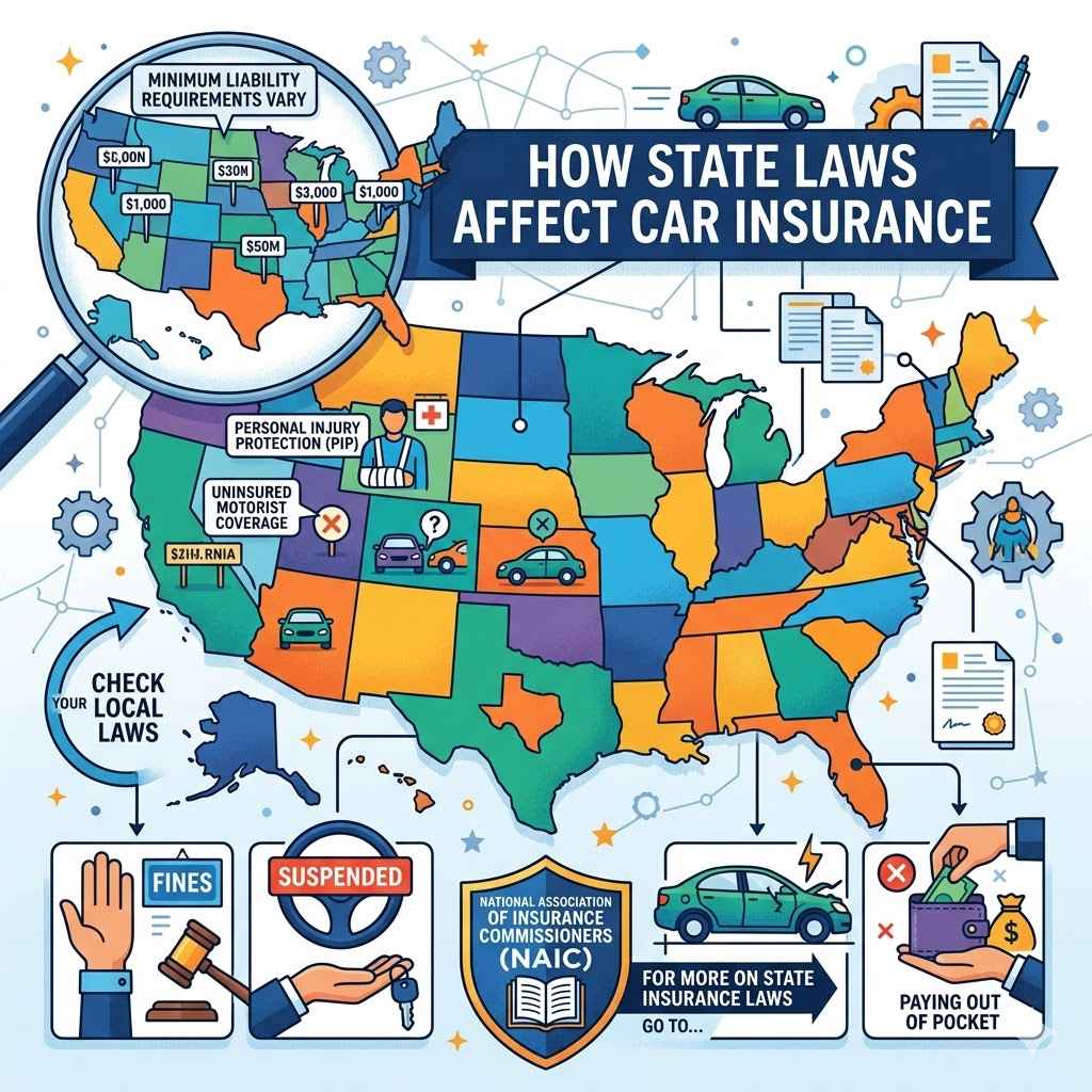 How State Laws Affect Car Insurance