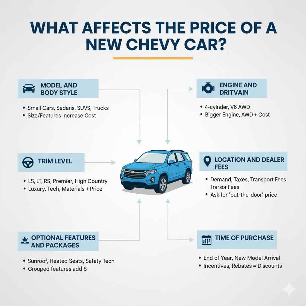 What Affects The Price Of A New Chevy Car?
