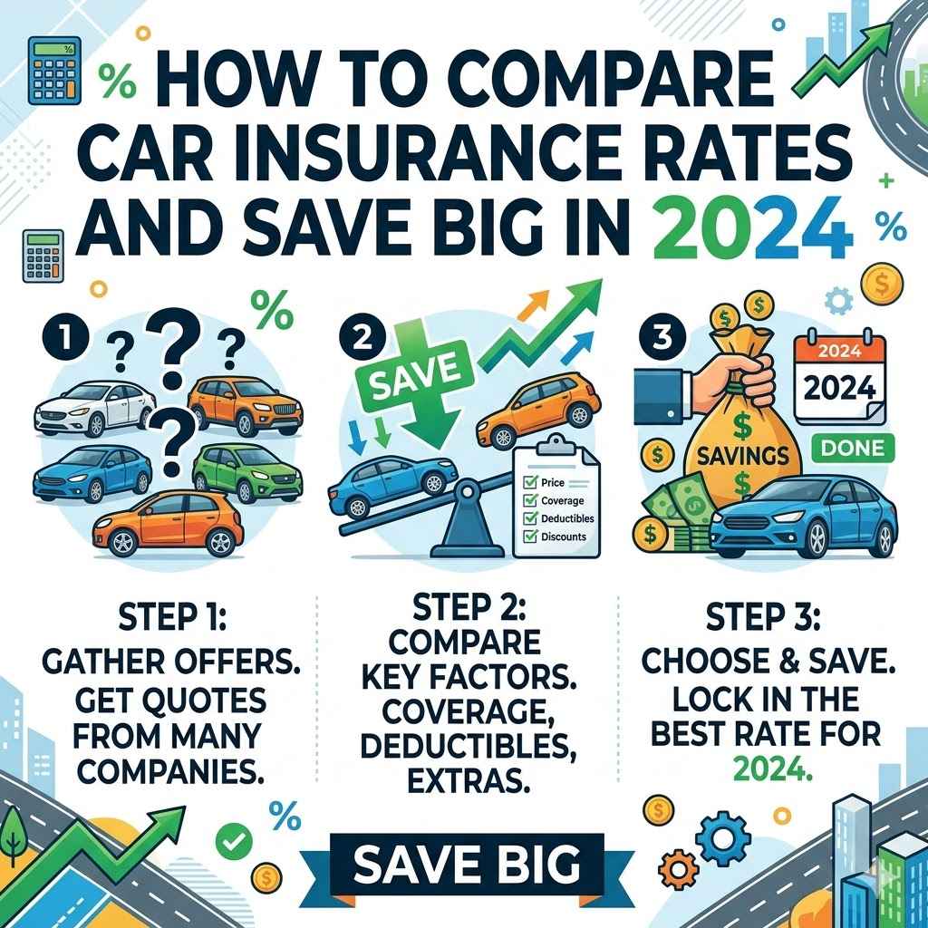 How to Compare Car Insurance Rates and Save Big in 2024