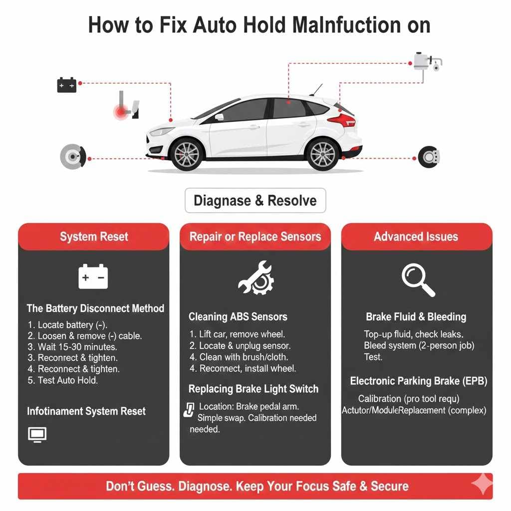 How to Fix Auto Hold Malfunction on Ford Focus