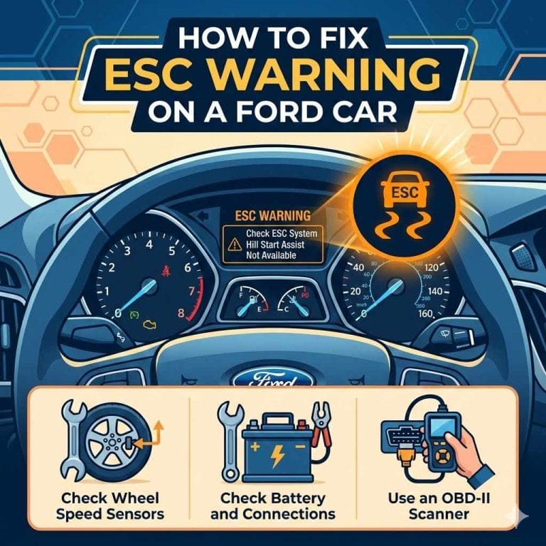How to Fix ESC Warning on a Ford Car