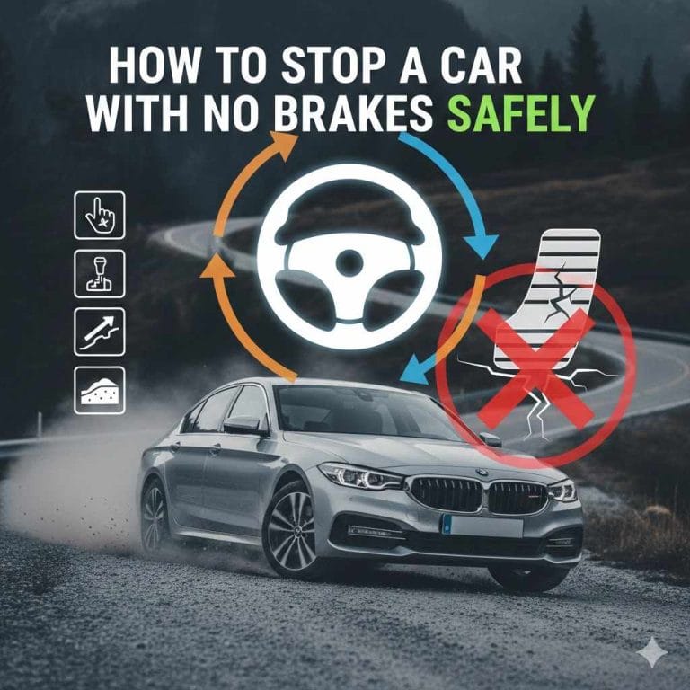 How to Stop a Car With No Brakes Safely