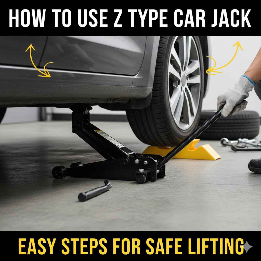 How to Use Z Type Car Jack