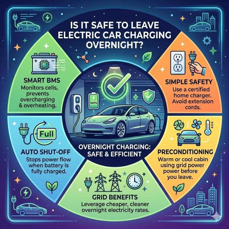 Is It Safe to Leave Electric Car Charging Overnight
