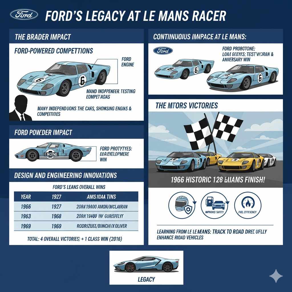 Key Ford Cars That Have Raced at Le Mans
