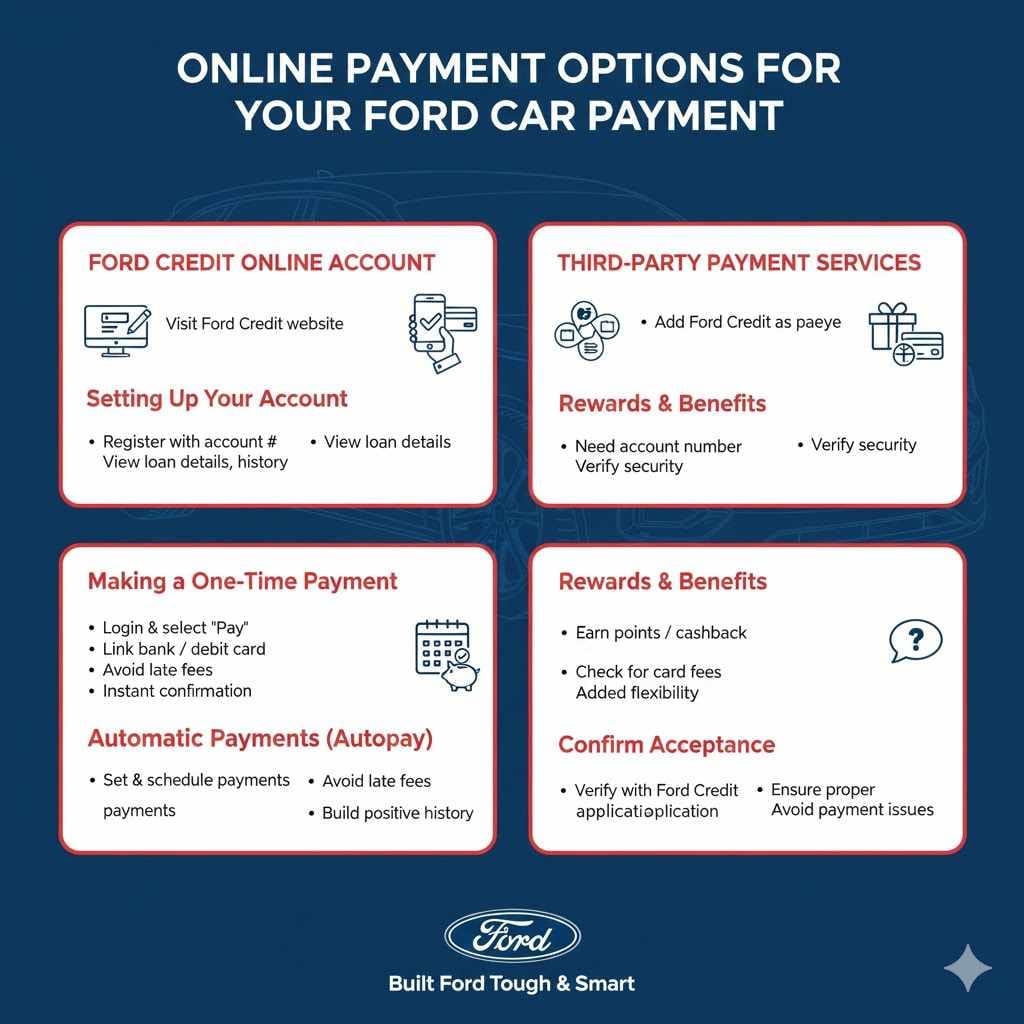 Online Payment Options For Your Ford Car Payment