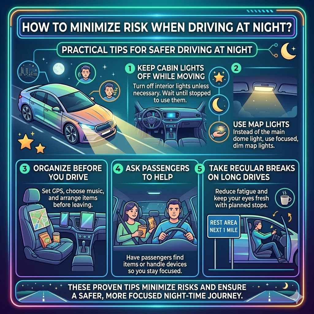 Practical Tips For Safer Driving At Night