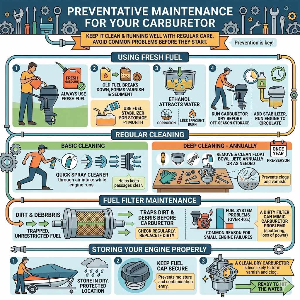  Preventative Maintenance for Your Carburetor