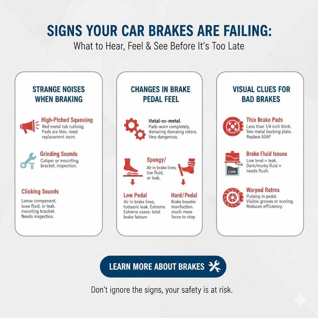 Signs Your Car Brakes Are Failing