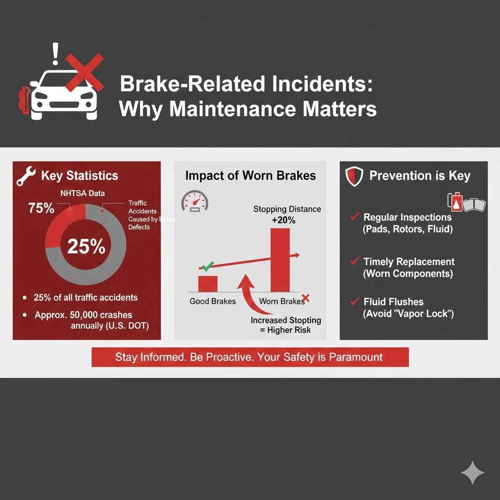 Statistics on Brake-Related Incidents