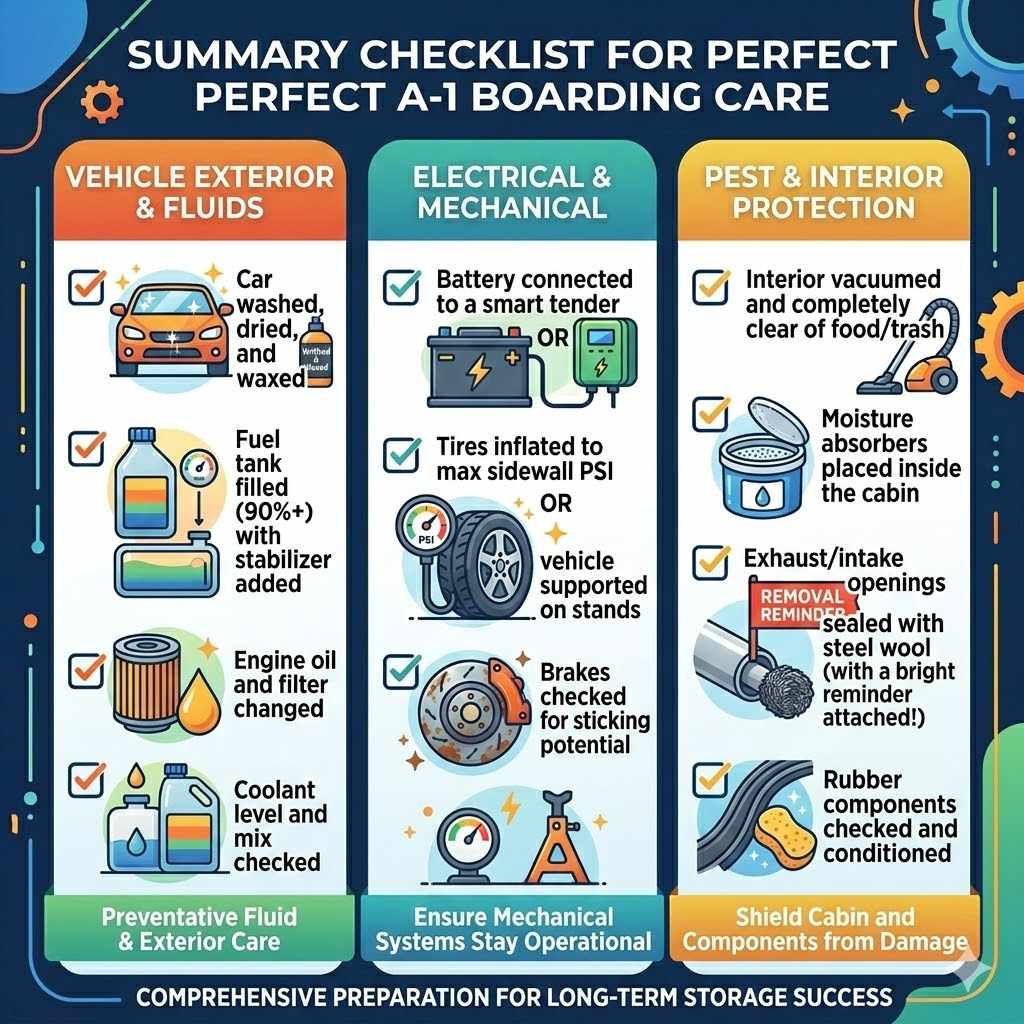 Summary Checklist for Perfect A-1 Boarding Care