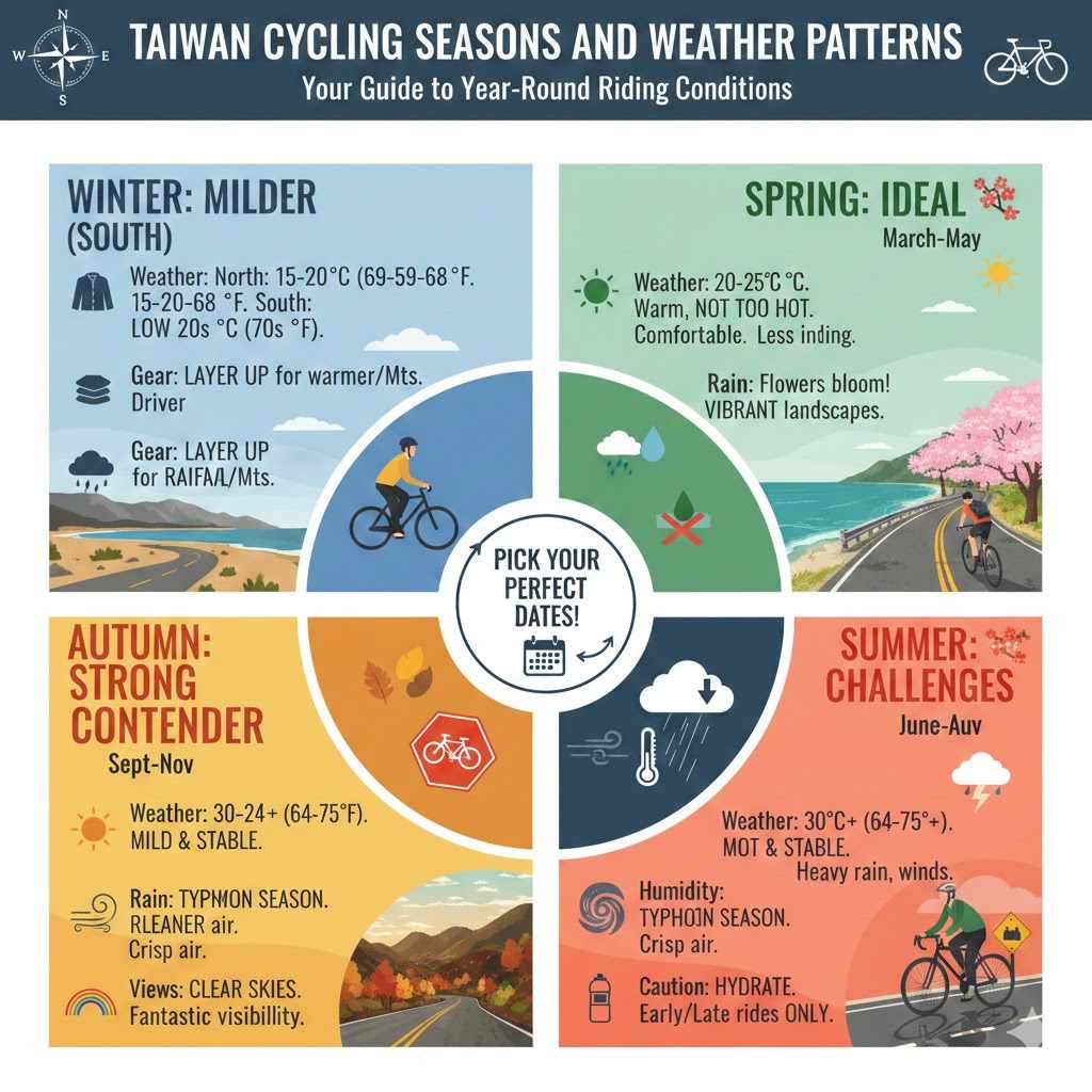 Taiwan Cycling Seasons And Weather Patterns