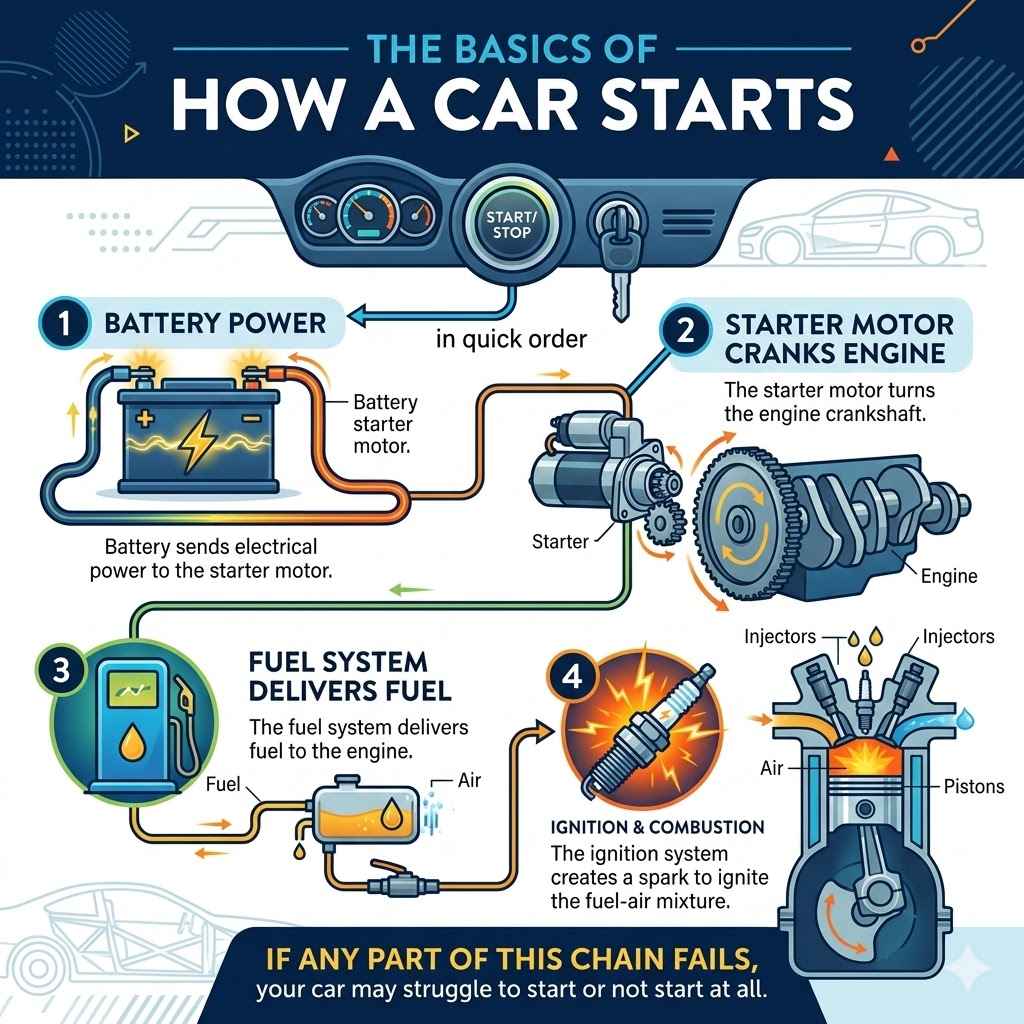 The Basics Of How A Car Starts