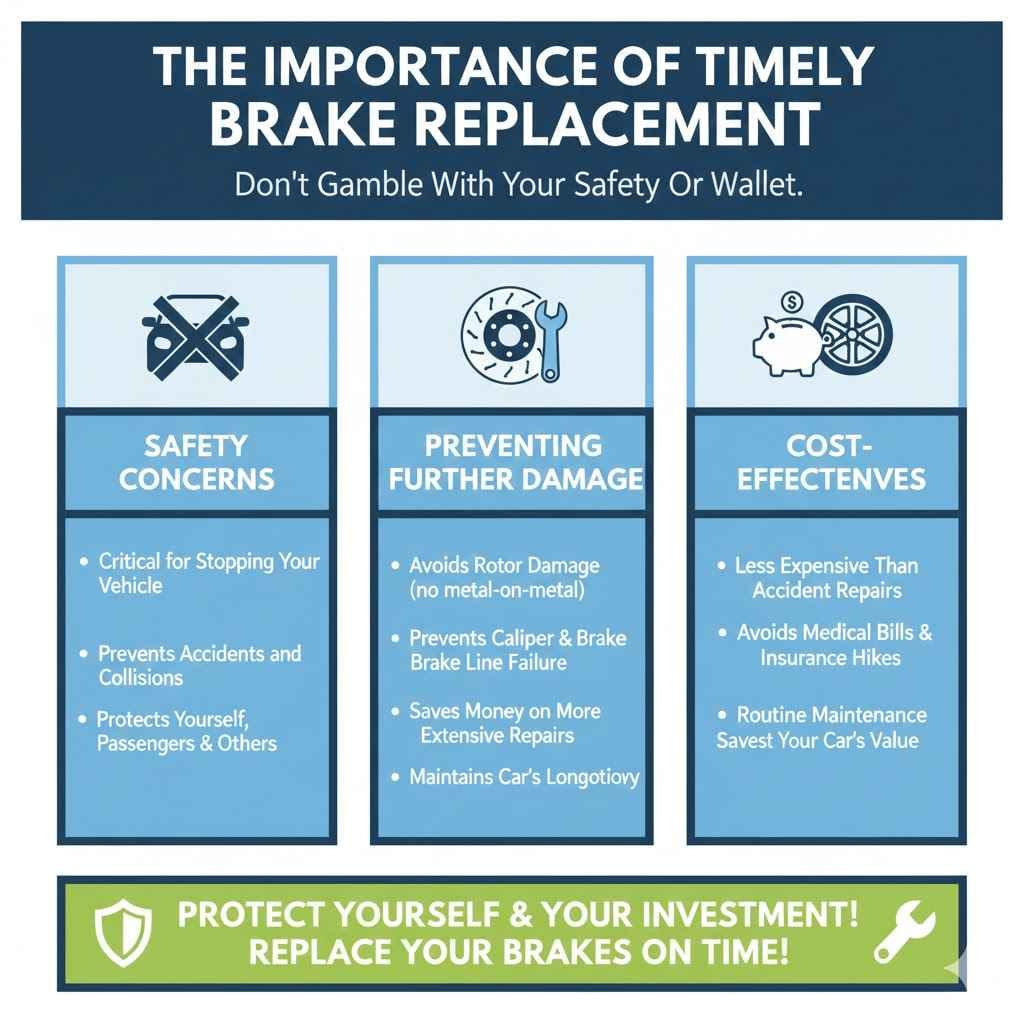The Importance of Timely Brake Replacement