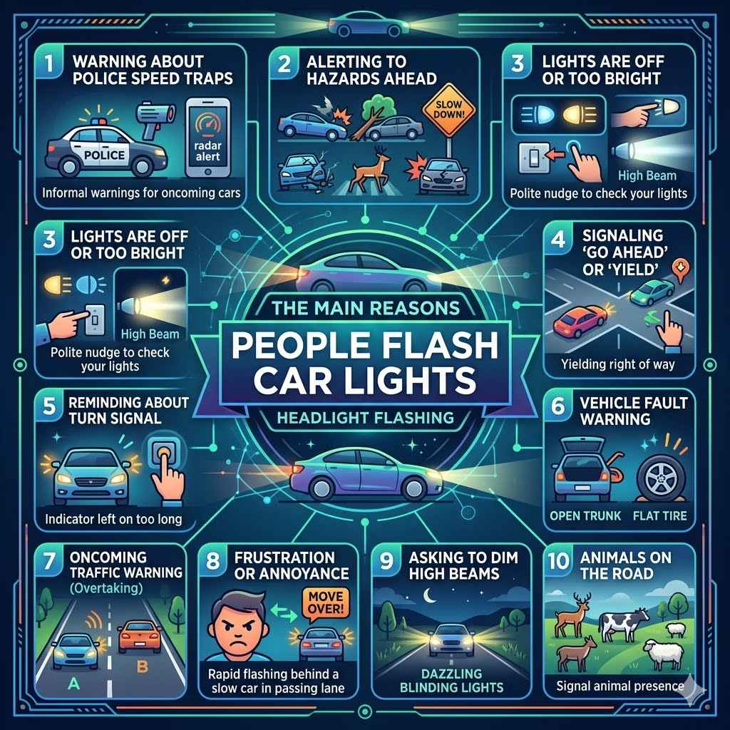 The Main Reasons People Flash Car Lights