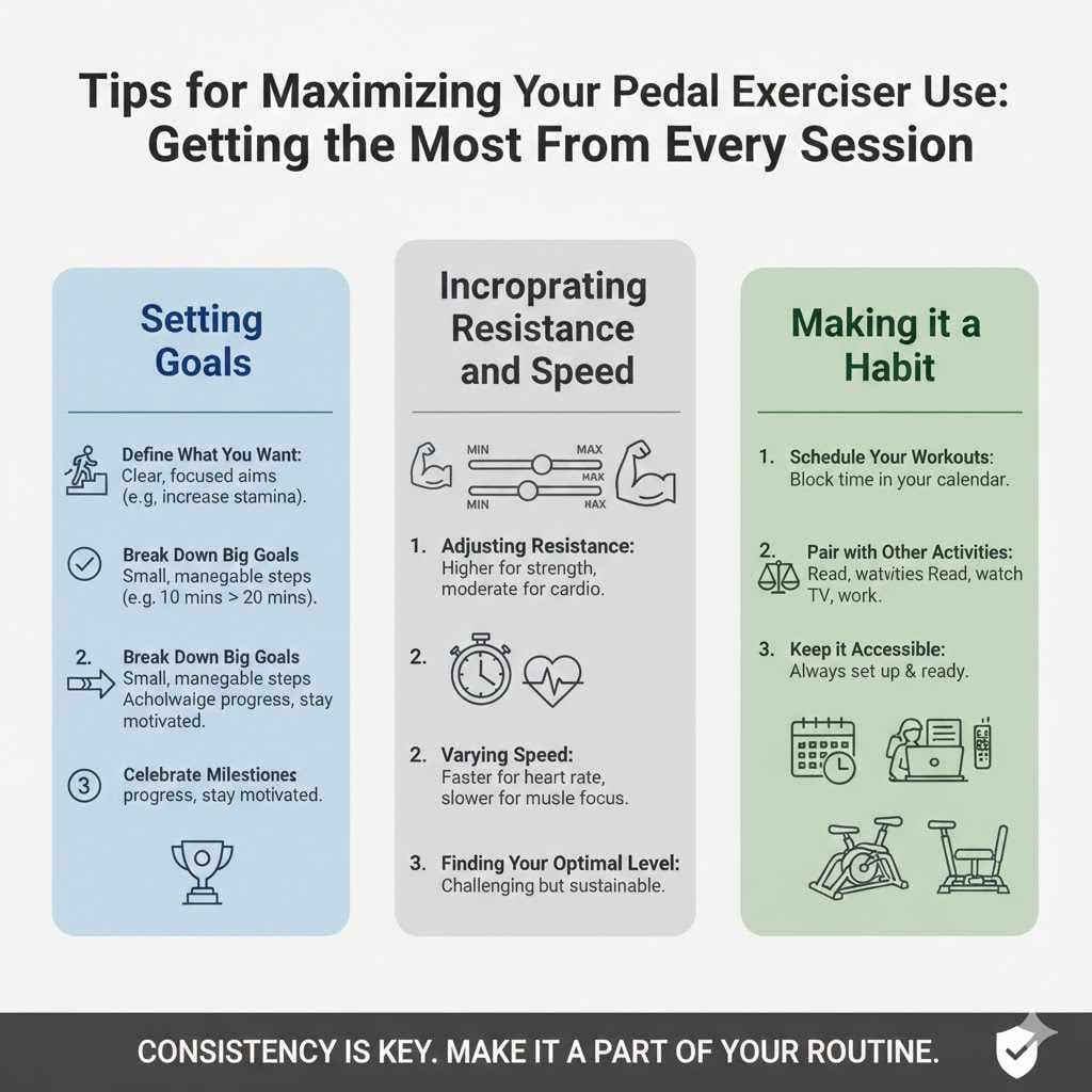 Tips for Maximizing Your Pedal Exerciser Use