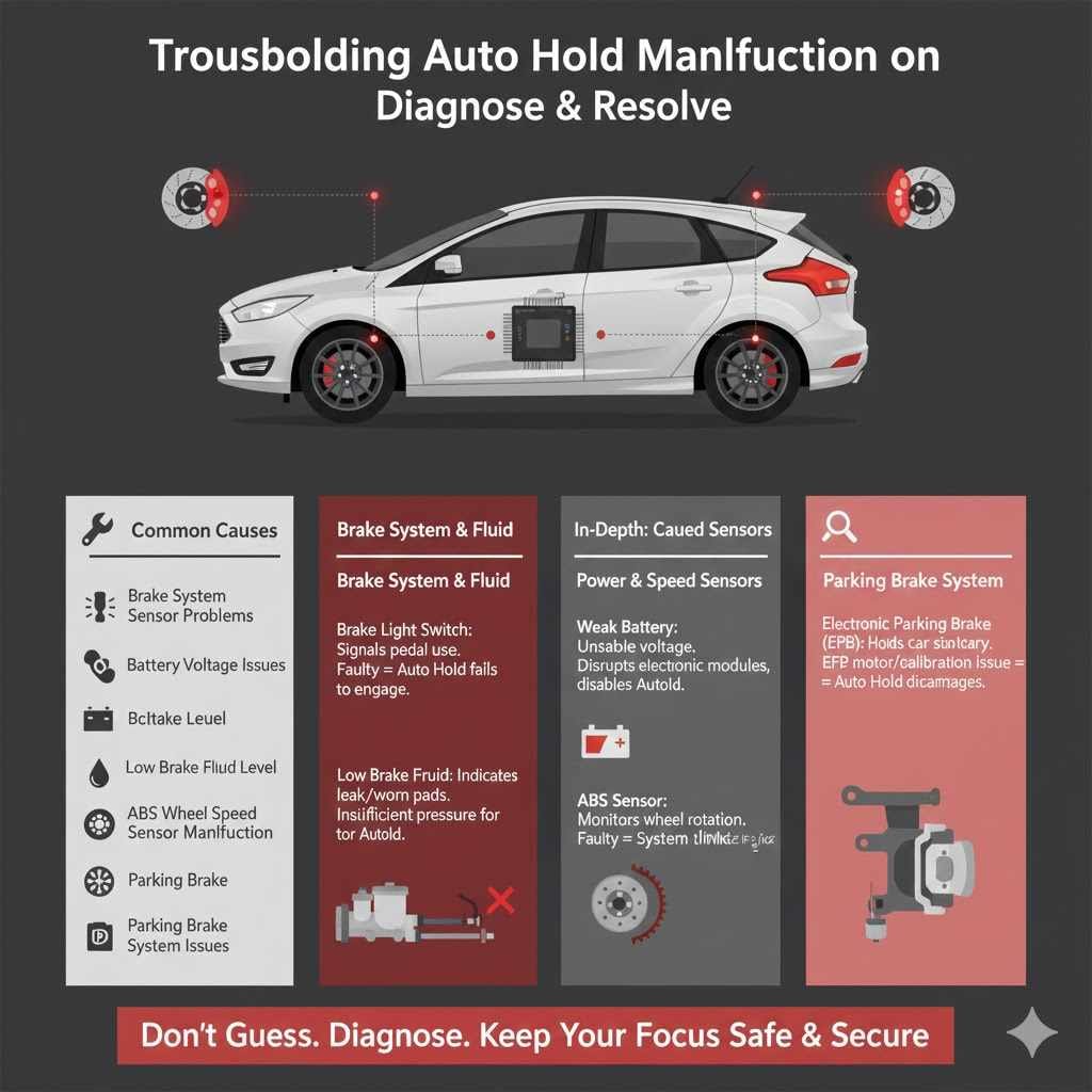 Troubleshooting Auto Hold Malfunction on Ford Focus