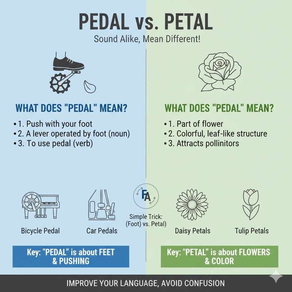 Understanding Pedal vs Petal