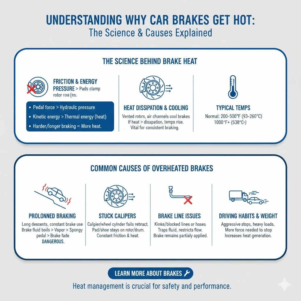 Understanding Why Car Brakes Get Hot