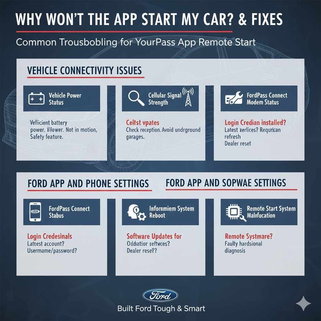 Understanding Why Won’t The Ford App Start My Car? Fixes