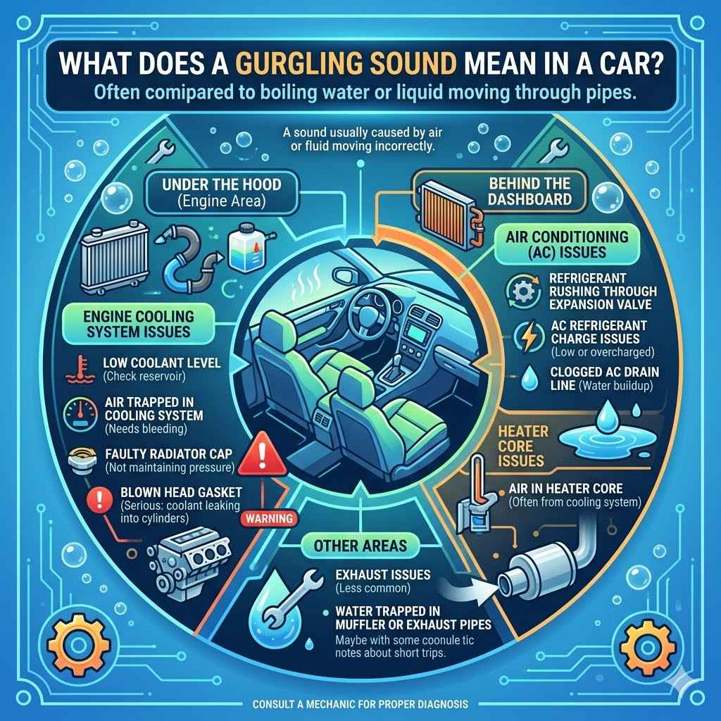 What Does A Gurgling Sound Mean In A Car